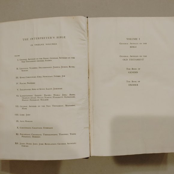 The Interpreter's Bible General Old Testament Articles Genesis - Exodus (1952) - Picture 15 of 16